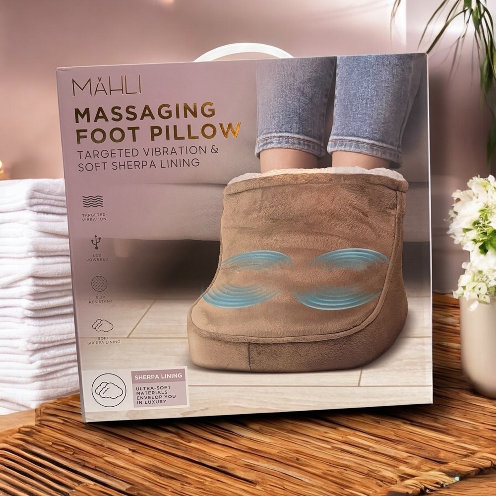 Mahli Massaging‎ Foot Pillow Extra Warm Microfleece
